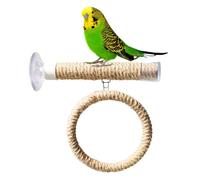 Perchoir pour Oiseaux - Corde Taille Portable | Support De Perroquet À Ventouse | Perche Fixée sur Voiture Voyage, Entraînement Au Fenêtre Et Interaction Animale