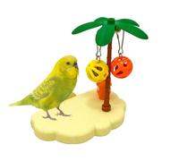 Perchoir pour oiseaux en cage jouet interactif en forme de | Perchoir pour Ara pour Conuri, Ara, Canari et Inséparables : limer le bec, se nourrir