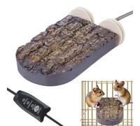 Perchoir pour Oiseaux - Perchoir Chauffant Accessoires De Cage pour Calopsitte | Chauffeur À Température Réglable Décor Paysager pour Perruches Aras Conures Perroquets Hérissons Furets Gerbilles