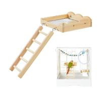 Perchoir pour oiseaux Structure de en bois avec échelle