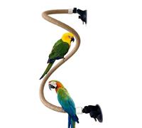 Perchoir pour perroquet - 100 cm - Ventouse réglable - Perchoir à oiseaux - Jouet d'entraînement - Résistant à l'usure - Accessoire d'escalade - Portable - Pour balcon, jardin - Outil de