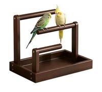 Perchoir pour Perroquet Déco Animalière à Trois Niveaux d'Enrichissement | Perchoir pour Animal de Compagnie Oiseau Pour Petites à Grandes Races Cockatiels Inséparables Canaris