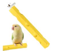 Perchoir pour perroquet en bois naturel, support pour perroquet en bois, Fourchette de perche calopsitte, Poteau de support pour perroquet et oiseau, jouet en forme de fromage, Branches grimpantes