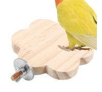 Perchoir Pour Perroquet - Jouet En Bois Pour Oiseaux Anti-Dérapant Et Stable - Support de Cage Pour Perruche Pour Se Tenir | Pour Calopsitte Conure Ara Perruche Canari Cacatoès Pinson Salon Balcon Cha