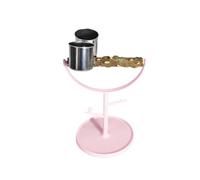 Perchoir pour Perroquet, Support de Jeu, Perchoirs en Bois pour Perroquets, Jouet D'activité Multifonctionnel, Structure de Jeux pour Oiseaux, Base Ronde B