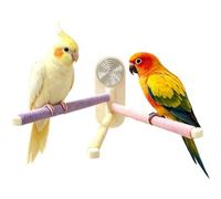 Perchoir pour perruche - Ventouse interactive - Rotatif - Résistant à la | Barre de ponçage de fenêtre pour perroquet inséparable, canari, pinçon, perruche, carrelage, miroir, fenêtre