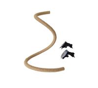 Perchoir pour perruches - Perchoir à ventouse pliable pour picorer et broyer - Accessoires d'enrichissement des oiseaux
