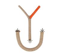 Perchoir pour perruches - Perchoir debout - Inséparables - Jouet de meulage - Accessoires de divertissement pour oiseaux