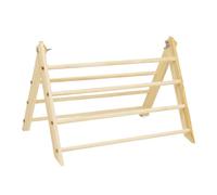 Perchoir pour poules | Support triangulaire portable en bois pour habitat | Perchoir facile à monter | Pour arrière-cour, extérieur, ferme, oiseaux de taille moyenne et grande, poussins, poulets