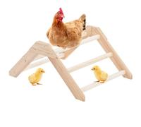 Perchoir pour poussin - Support en bois - Échelle de dressage antidérapante - Accessoire robuste et compact pour animaux de compagnie - Convient pour gerbilles, perroquets, perroquets, sparrows
