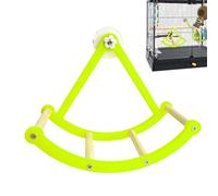 Perchoir pour roue d'exercice interactive en bois adaptée aux petits | Jouet d'enrichissement Puzzle Intelligence - pour Calopsite Cocorite Fringillidi et perruches inséparables
