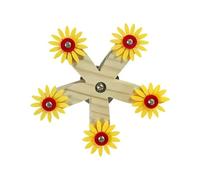 Perchoir rond en bois multifonction pour petits oiseaux pour soulager le stress