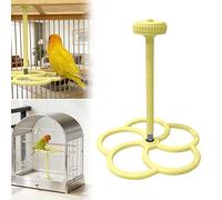 Perchoir rotatif pour oiseaux - Jouet amusant pour perruche avec divertissement interactif, calopsitte et conure avec design sûr, perchoir de petite et moyenne taille pour l'activité, la mastication