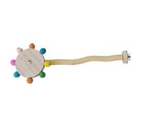 Perchoir rotatif pour oiseaux, jouets pour pieds de perroquet - Jouet de perche à support pour oiseaux | Les oiseaux jouent au perchoir de support de perruche de gymnase, jouets drôles de cage d'engag