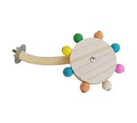 Perchoir rotatif pour oiseaux, jouets pour pieds de perroquet | Perchoir pour oiseaux et perruches - Jouets de Cage de perchoirs d'oiseaux, jouet de perche de support de perruche, jouet d'oiseau rotat