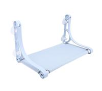 Perchoir sans Fil pour Chat à la fenêtre, hamac pour Chat avec 4 ventouses, Cadre en PP Robuste supportant Une Charge maximale de 22,5 kg, Large siège de fenêtre en Toile pour Que (Bleue)