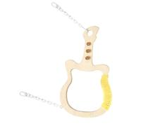 Perchoirs à oiseaux - Jouets pour perruches - Jouets et perchoirs interactifs pour perruches à bascule en coton et lin | Roue d'exercice en bois 25x14cm, jouets-calopsitte pour perroquet, lieu de repo