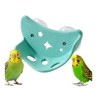 Perchoirs à oiseaux pour cage en forme d'étoile Ventouse Support creux | Jouets pour cage à perruches pour extérieur, intérieur, jardin, terrasse, porche, balcon, fenêtre, cuisine
