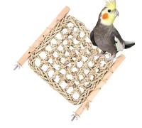 Perchoirs à oiseaux pour cage, escalade et support pour perruches | Chevalet d'échelle en jonc de mer comme support d'entraînement pour oiseaux - Pour le mouvement et l'occupation pour perruches