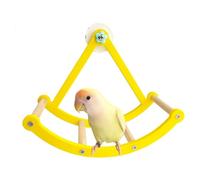 Perchoirs à oiseaux pour cage - Jouet interactif en bois résistant à la mastication | Roue d'exercice Sparrow | Perroquet Conure Calopsitte Finch Inséparable Swing Enrichissement Puzzle Activité Physi