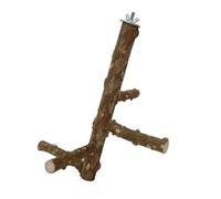 Perchoirs naturels pour perroquets - Poteaux d'escalade - Branches debout - Jouet pour mâcher et jouer