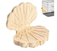 Perchoirs pour Cage à Oiseaux | Plateau De Repos en Bois pour Oiseaux | Support Perchoir Conure - Convient aux perroquets, calopsittes, Conures, inséparables, perruches et cacatoès