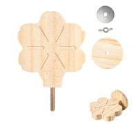 Perchoirs pour Cage à Oiseaux Support de Repos en Bois Naturel pour Oiseaux | Perchoir en bois calopsittes convient pour les Perroquets, Perruches, Conures, Cacatoès, Inséparables, Canaris et Pins