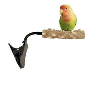 Perchoirs pour Cage à Oiseaux | Support interactif en Bois à Clipser,perchoir pour Cages à perruches - pour Gris D'Afrique Ara Cacatoès Diamant Intérieur Extérieur Maison Jardin Nid
