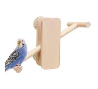 Perchoirs pour Cage,Balançoire en Bois pour Perruche et Petit Perroquet,Accessoire de Jeu et d'exercice | Stimulation mentale prévention de l'ennui enrichissement du Milieu
