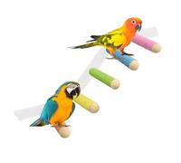 Perchoirs pour Cage d'oiseaux,Rampe d'escalade pour Conure - Perchoir avec Ventouses Économiseur D'Espace pour Cage d'oiseaux pour Perroquet Perruche Calopsitte Conure pour Mur Et Fenêtre