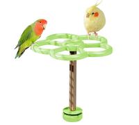 Perchoirs pour Cage Oiseaux - Jouet Moulin à Vent Intelligence Perroquets - Perchoir d'Activité Ludique pour Cage Fenêtre Intérieur Perruches Perroquets Calopsittes Conure Cacatoès