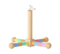 Perchoirs pour cages à oiseaux - Perchoirs pour perruches, tige de ponçage pour les pattes, support rotatif portable pour oiseaux, accessoires de ponçage à mâcher et à griffes pour perruches, pinsons,