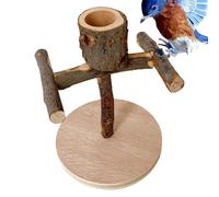 Perchoirs pour oiseaux pour cage, jouets interactifs en bois, jouets à grignoter, accessoires de cage, scores de jeu et jouets d'enrichissement, pour pinsons Conures, perroquets gris du Gabon