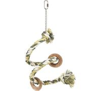 perchoirs pour oiseaux Spiral en corde flexi. fixation par vis Trixie Vert TU