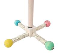Perchoirs pour perroquets, Rotatifs Interactifs pour Perroquet | Perchoir Support Branches pour Cage | pour Conures, calopsittes, canaris, inséparables : enrichissement, Jeu, Ennui, Solitude, en