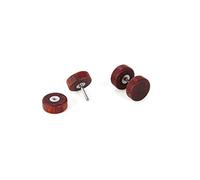 Percing Au Oreille, Piercing Cartilage Oreille Anneau Rouge Bois en Bois Boucles D'Oreilles Cadeau D'Anniversaire 12x12mm