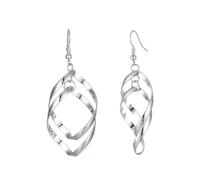 Percing Oreille Boucles d'oreilles pour femmes, élégantes, en forme de larme, en spirale, longues boucles d'oreilles pendantes, bijoux Boucle Doreille Homme (A, 2. 3x6. 4)