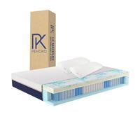 PERCKO, Pack Matelas Hybride 180 x 200 cm + 2 Oreillers, Soulage Le Mal de Dos, Mousses certifiées Oeko-TEX Standard 100 et CertiPur, Hybride, Ferme, 6 Couches