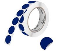 Perco Lot de 1 000 autocollants perforés ronds amovibles de 2,5 cm - Étiquettes vibrantes et polyvalentes pour code couleur, marquage d'inventaire, loisirs créatifs - Tenue fiable, sans résidus