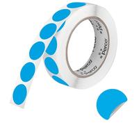 Perco Lot de 1 000 autocollants ronds perforés amovibles de 2,5 cm - Étiquettes vibrantes et polyvalentes pour code couleur, marquage d'inventaire, loisirs créatifs - Tenue fiable, sans résidus