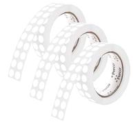 Perco Lot de 3 rouleaux de 9 000 autocollants ronds perforés de 1,27 cm avec adhésif permanent pour calendriers, code couleur, suivi des médicaments, travaux manuels, fabriquées aux États-Unis