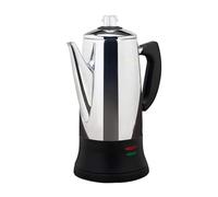 Percolateur à café électrique en acier inoxydable, 1,8 l, 12 tasses, compatible avec arrêt automatique(220V)