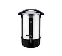 Kitchen Move Percolateur à café JAYTON – Acier inoxydable 8,8 L – Noir/Inox