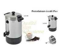 Percolateur à café professionnel Kitchen Chef Pro ZJ88 950 W Argent et Noir Noir G
