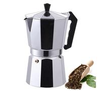 Percolateur mokaa - Cafetière Italienne Classique | Cafetière Manuelle Métallique Durable, Prépare Riche Saveur Pour Petit Déjeuner Matin Bureau, Présent Spécial Connaisseur Boisson Chaude