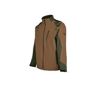 Percussion - Blouson de chasse vert marron Softshell Percussion