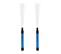 Percussion - Brosses de cajon standard et brosses télescopiques pour cajon musicales (bleu)