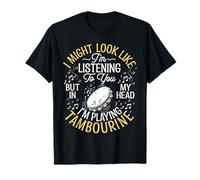 Percussion Fanfare Jouant du Tambourin T-Shirt