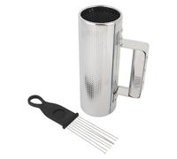 Percussion Guiro Shaker en métal |Conception ouverte pour des sons clairs et perçants dans Caballito Music |Poignée ergonomique pour les joueurs gauchers et droitiers |8,27x2,87