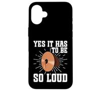 Percussion Instrument Be So Loud Lecteur de cymbales Coque pour iPhone 16 Plus